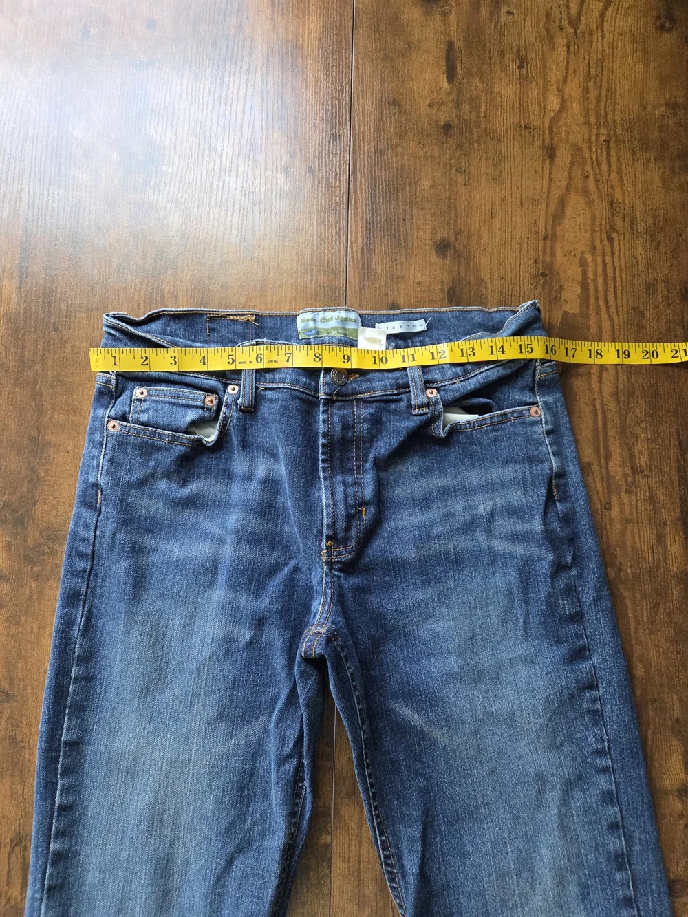 Old Navy Womens Low Waist Boot Cut Jeans Medium Wash Size 12